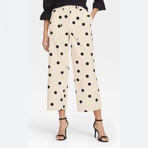 Who What Wear Polka Dot Wide Leg Pants (6)